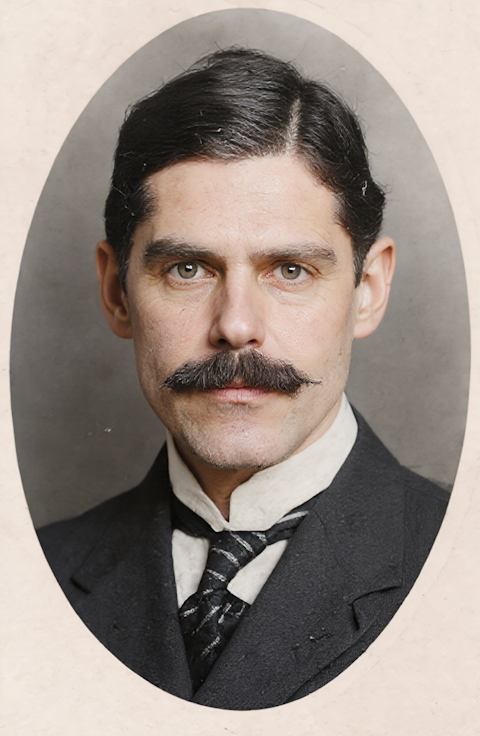 Restored image of Charles Lyell